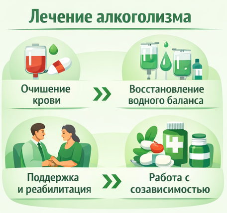 лечение алкоголизма в Инте этапы